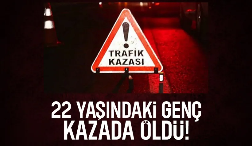 Motosiklet ile direğe çarpan genç öldü