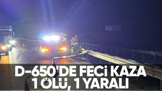 Motosiklet kazası: 1 ölü, 1 yaralı