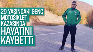 Motosiklet kazasından acı haber