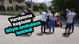 Motosiklet otomobille çarpıştı: 1 yaralı