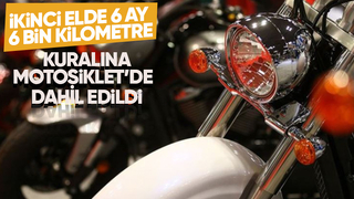 Motosiklete de 6 ay 6 bin kilometre sınırı geldi
