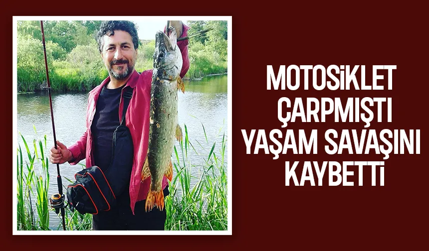 Motosikletin çarptığı iki çocuk babası hayatını kaybetti