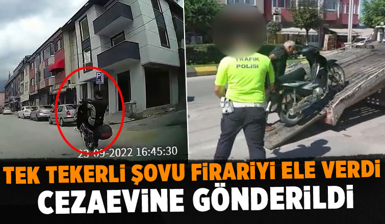 Motosikletle tek telerle şov yapmıştı, firari çıktı