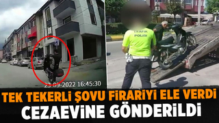 Motosikletle tek telerle şov yapmıştı, firari çıktı