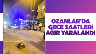 Motosikletli ağır yaralandı