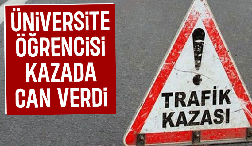 Motosikletli genç kazada öldü