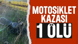 Motosikletli kazada hayatını kaybetti