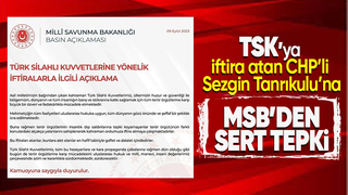 MSB'den Sezgin Tanrıkulu'nun iftirasına tepki: Gaflet ve delalet içindeler