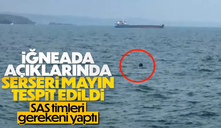 MSB İğneada açıklarında mayın tespit edildi