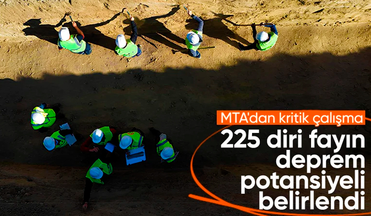 MTA hendek çalışmalarıyla 225 fayın deprem potansiyelini belirledi