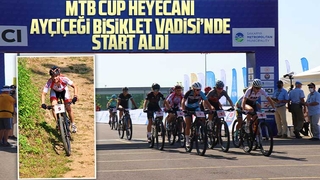 MTB Cup heyecanı Ayçiçeği Bisiklet Vadisinde start aldı
