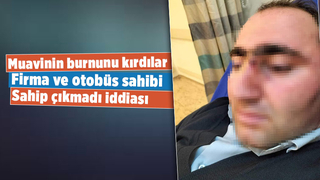 Muavinin burnunu kırdılar