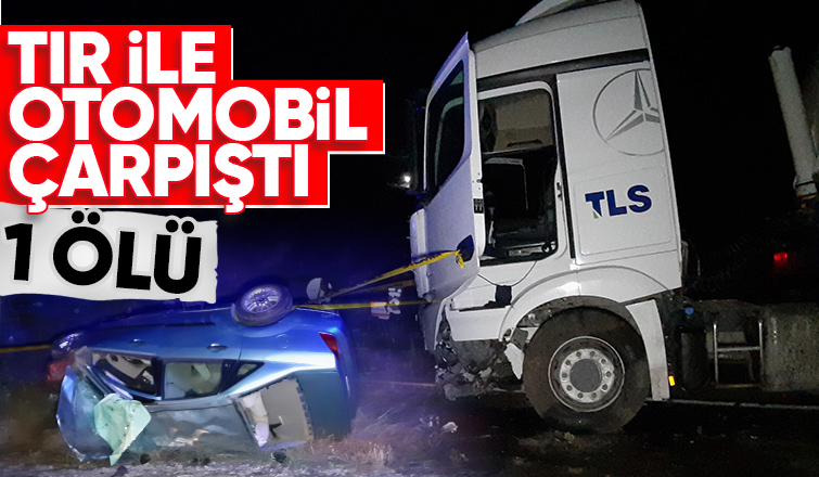 Mudurnu Akyazı yolunda kaza 1 ölü