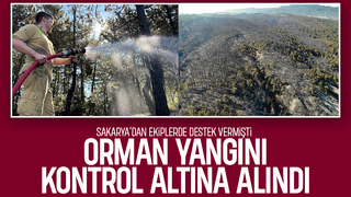 Mudurnu'daki orman yangını kontrol altına alındı