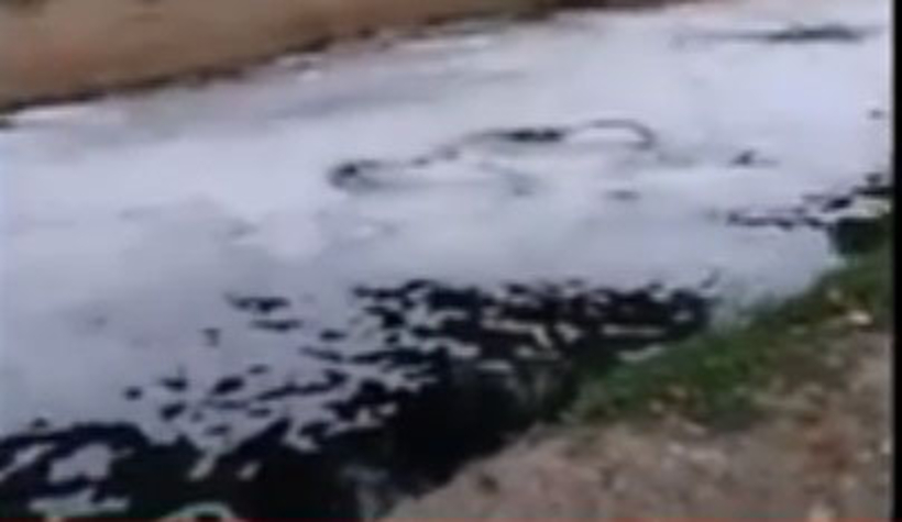 Mudurnu Deresi köpürdü