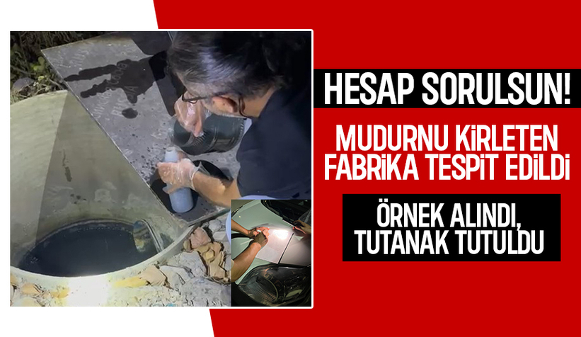 Mudurnu Deresi'ni kirleten fabrika için harekete geçildi