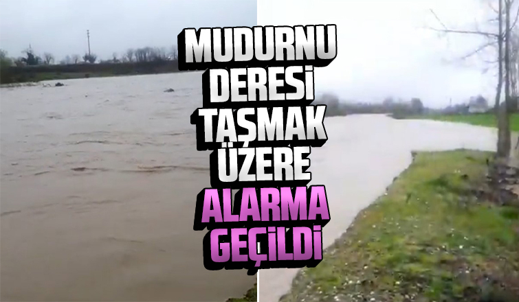 Mudurnu Deresi taşma noktası geldi