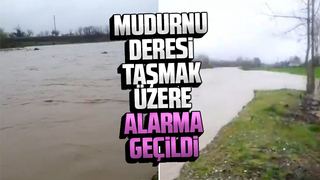 Mudurnu Deresi taşma noktası geldi