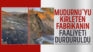 Mudurnu'yu kirleten fabrikaya ağır ceza; Faaliyeti durduruldu