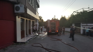 Muhasebe ofisi yandı