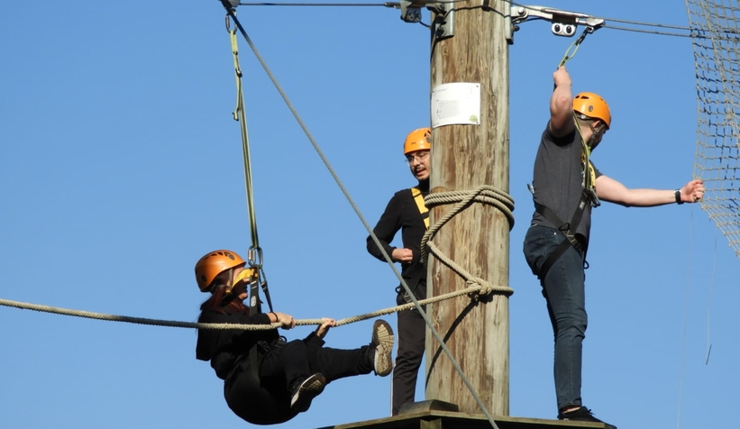Mühendisler Macera Park’ta adrenalinle tanıştı
