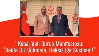 Muhsin Başkan’ın çizgisindeyim: Kobal’dan ilkeli siyaset vurgusu