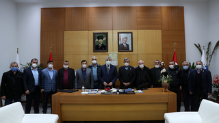 Muhtarlardan Başkan Yüce'ye ziyaret