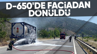 Muhtemel bir faciayı itfaiye önledi