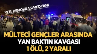 Mülteci gençlerin yan baktı kavgası: 1 ölü, 2 yaralı