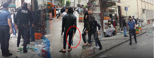 Mülteciler ortalığı birbirine kattı