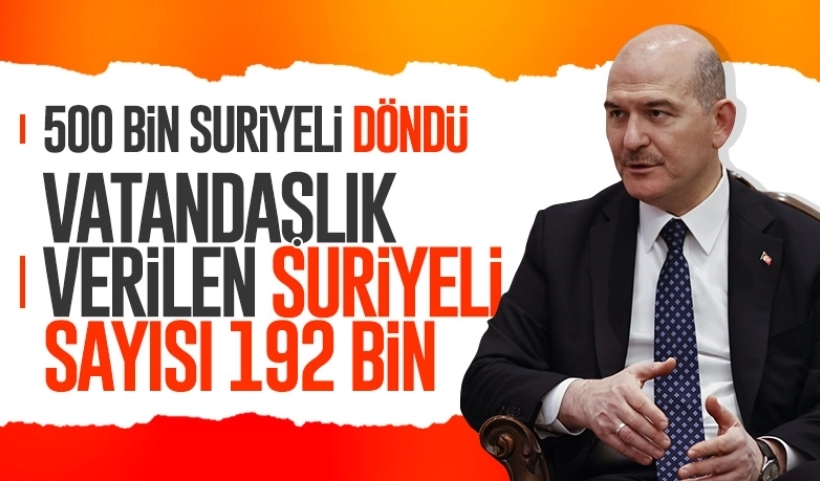 Mültecilerin Türkiye'deki durumu Süleyman Soylu'ya soruldu