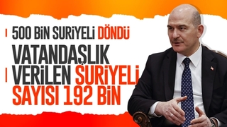 Mültecilerin Türkiye'deki durumu Süleyman Soylu'ya soruldu