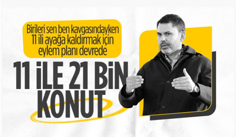  Murat Kurum: 12 bin bina için sözleşme imzaladık