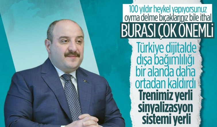 Mustafa Varank: Yerli ve milli sinyalizasyon sistemini devreye aldık