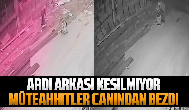 Müteahhitler canından bezdi