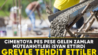 Müteahhitler greve hazırlanıyor