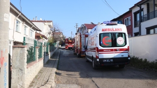 Mutfaktaki yangın paniğe sebep oldu