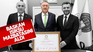 Mutlu Işıksu mazbatasını aldı