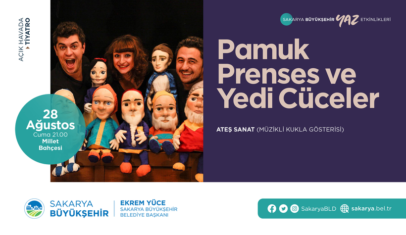 Müzikli kukla gösterisi Millet Bahçesi’nde sahnelenecek