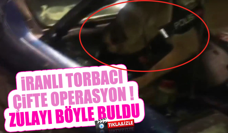 Narkotik köpeği araçtaki zulayı böyle buldu
