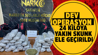 Narkotik operasyonu: 23 kilo 800 gram skunk ele geçirildi