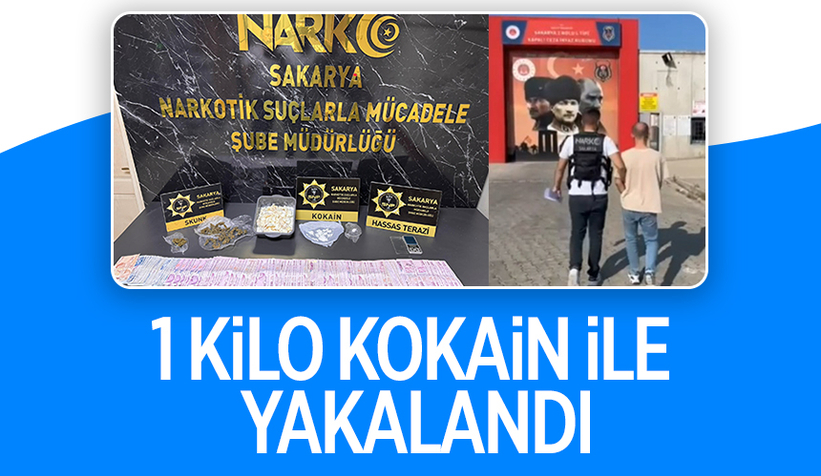 Narkotik operasyonunda 1 kilo kokain ele geçirildi