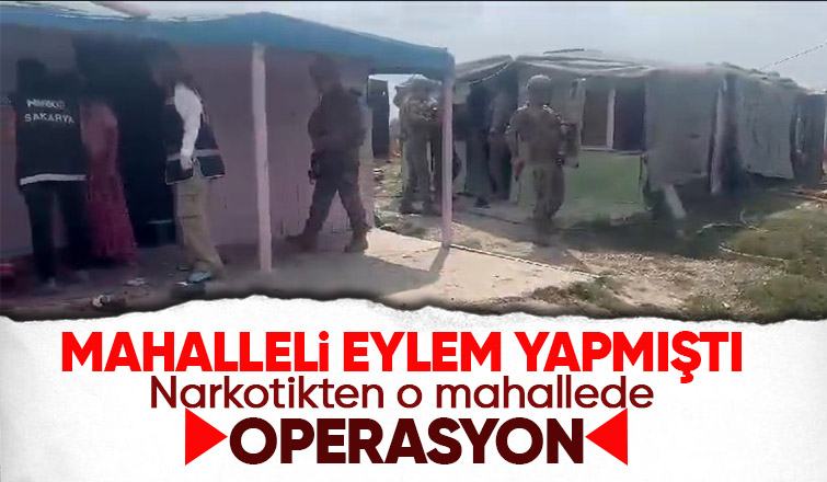 Narkotikten o mahallede uyuşturucu operasyonu