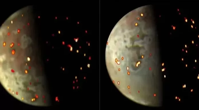 NASA, Jüpiter'in en volkanik uydusunu görüntüledi