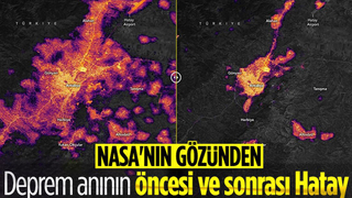 NASA paylaştı! Depremin Hatay'daki etkisi gözler önüne serildi