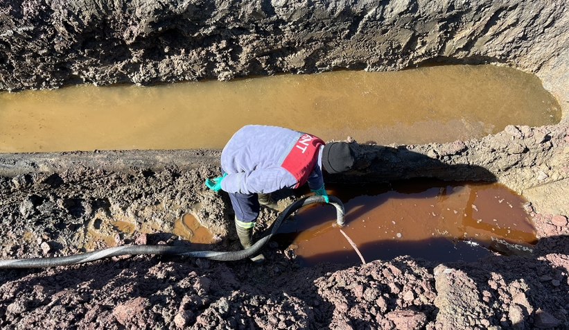 NATO akaryakıt boru hattında sızıntı