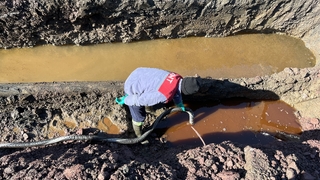 NATO akaryakıt boru hattında sızıntı