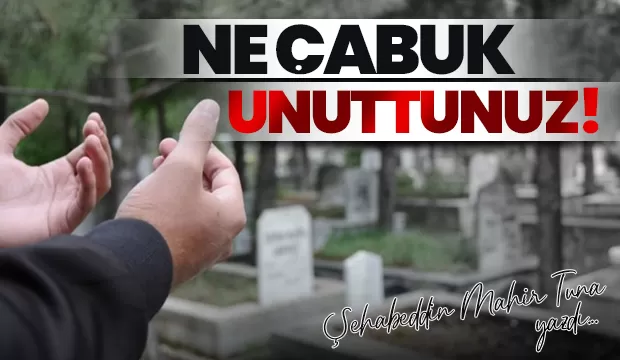 NE ÇABUK UNUTTUNUZ!