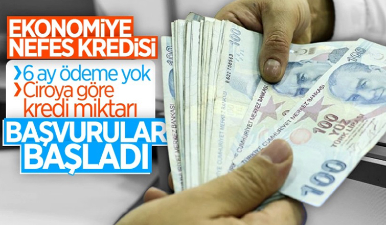 Nefes kredisi başvuruları bugün başladı