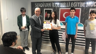 NEHİR Projesi Sınavlarında dereceye giren öğrenciler ödüllendirildi